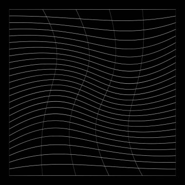 Şebeke, ağ, ızgara, kafes, bozulma ve deformasyon etkisiyle kablo. Büküm, büküm bozma ızgarası - stok vektör çizimi, klip- sanat grafikleri