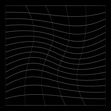 Şebeke, ağ, ızgara, kafes, bozulma ve deformasyon etkisiyle kablo. Büküm, büküm bozma ızgarası - stok vektör çizimi, klip- sanat grafikleri