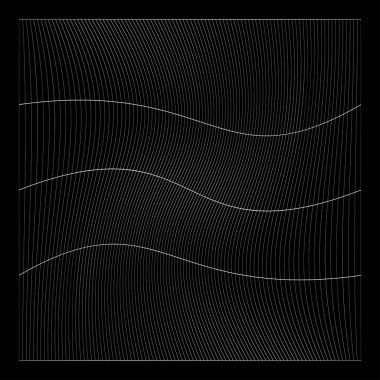 Şebeke, ağ, ızgara, kafes, bozulma ve deformasyon etkisiyle kablo. Büküm, büküm bozma ızgarası - stok vektör çizimi, klip- sanat grafikleri