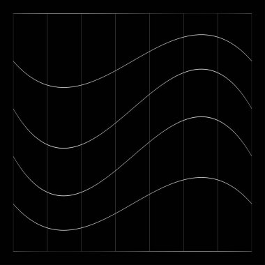 Şebeke, ağ, ızgara, kafes, bozulma ve deformasyon etkisiyle kablo. Büküm, büküm bozma ızgarası - stok vektör çizimi, klip- sanat grafikleri