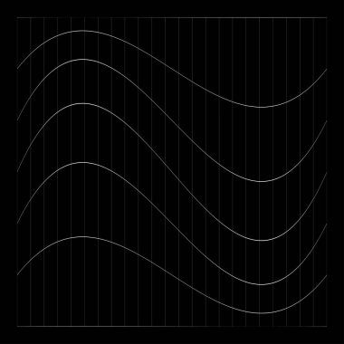 Şebeke, ağ, ızgara, kafes, bozulma ve deformasyon etkisiyle kablo. Büküm, büküm bozma ızgarası - stok vektör çizimi, klip- sanat grafikleri