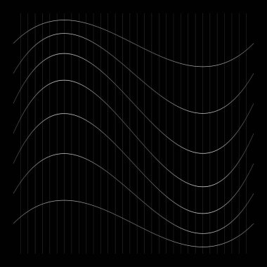 Şebeke, ağ, ızgara, kafes, bozulma ve deformasyon etkisiyle kablo. Büküm, büküm bozma ızgarası - stok vektör çizimi, klip- sanat grafikleri