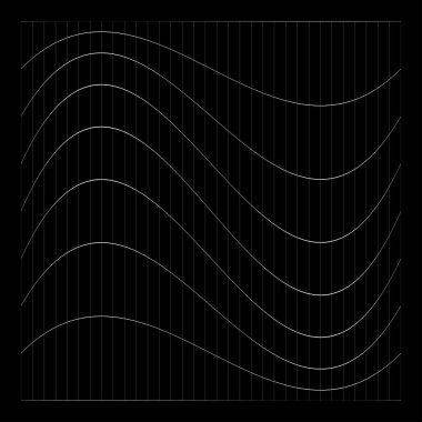 Şebeke, ağ, ızgara, kafes, bozulma ve deformasyon etkisiyle kablo. Büküm, büküm bozma ızgarası - stok vektör çizimi, klip- sanat grafikleri