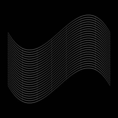 Şebeke, ağ, ızgara, kafes, bozulma ve deformasyon etkisiyle kablo. Büküm, büküm bozma ızgarası - stok vektör çizimi, klip- sanat grafikleri