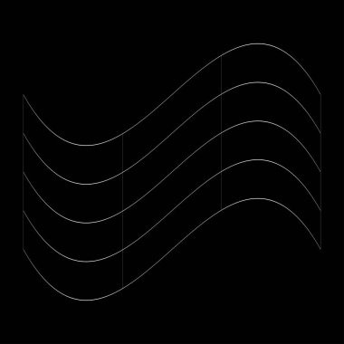 Şebeke, ağ, ızgara, kafes, bozulma ve deformasyon etkisiyle kablo. Büküm, büküm bozma ızgarası - stok vektör çizimi, klip- sanat grafikleri