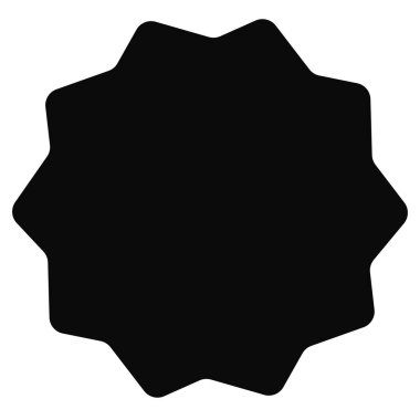 Yıldız patlaması, güneş patlaması rozeti, etiket tasarımı. Boş, boş fiyat etiketi, etiket, fiyat flaşı - stok vektör çizimi, klip- sanat grafikleri