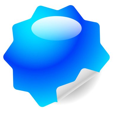 Yıldız patlaması, güneş patlaması rozeti, etiket tasarımı. Boş, boş fiyat etiketi, etiket, fiyat flaşı - stok vektör çizimi, klip- sanat grafikleri