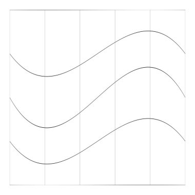 Şebeke, ağ, ızgara, kafes, bozulma ve deformasyon etkisiyle kablo. Büküm, büküm bozma ızgarası - stok vektör çizimi, klip- sanat grafikleri