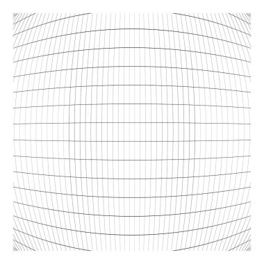 Şebeke, ağ, ızgara, kafes, bozulma ve deformasyon etkisiyle kablo. Büküm, büküm bozma ızgarası - stok vektör çizimi, klip- sanat grafikleri