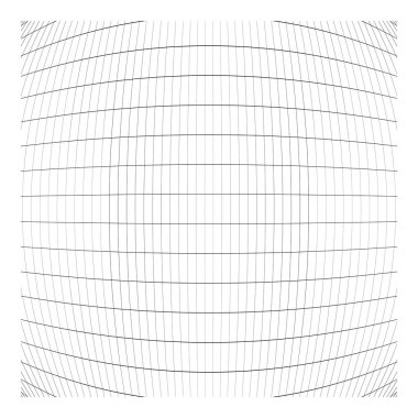 Şebeke, ağ, ızgara, kafes, bozulma ve deformasyon etkisiyle kablo. Büküm, büküm bozma ızgarası - stok vektör çizimi, klip- sanat grafikleri