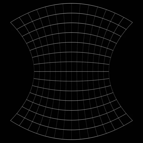 Сетка Сетка Решетка Решетка Проволока Искажением Эффект Деформации Искривление Деформация — стоковый вектор