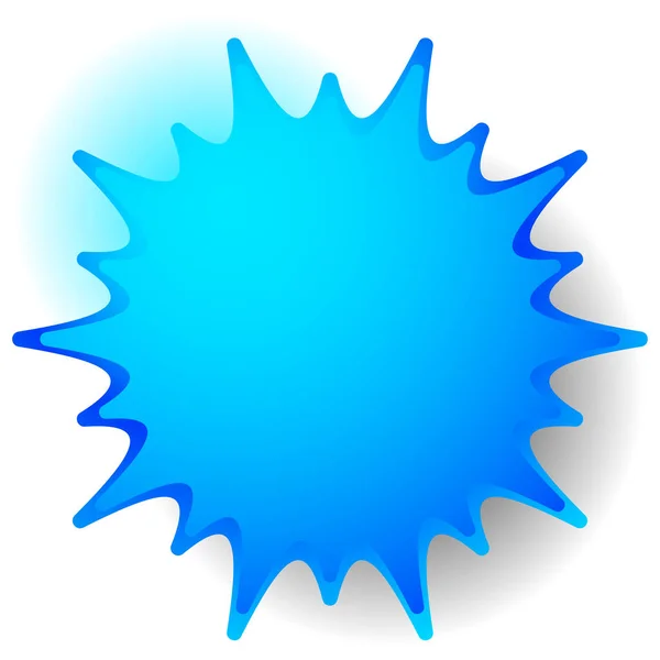 Starburst Badge Sunburst Élément Conception Étiquettes Vide Étiquette Prix Vierge — Image vectorielle