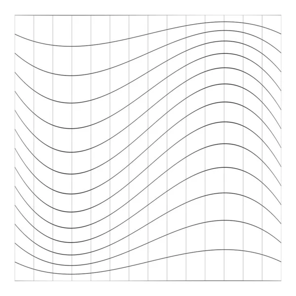 Δίκτυο Πλέγμα Τρίψιμο Πέργκολα Wireframe Παραμόρφωση Παραμόρφωση Αποτέλεσμα Δίνη Τσίμπημα — Διανυσματικό Αρχείο