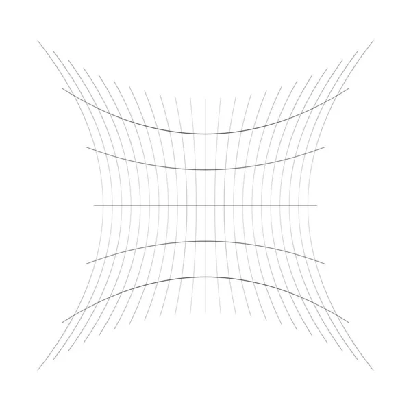 그리드 Grating Trellis Wireframe Warp Tweak Disporting Grid Stock Vector — 스톡 벡터