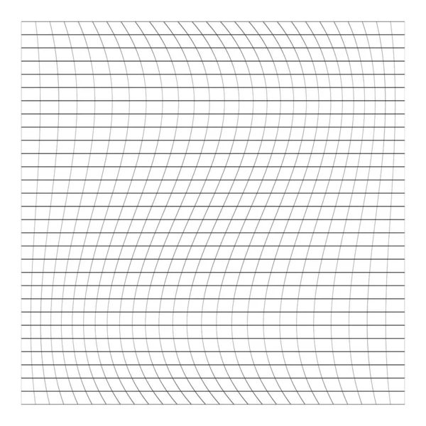 그리드 Grating Trellis Wireframe Warp Tweak Disporting Grid Stock Vector — 스톡 벡터