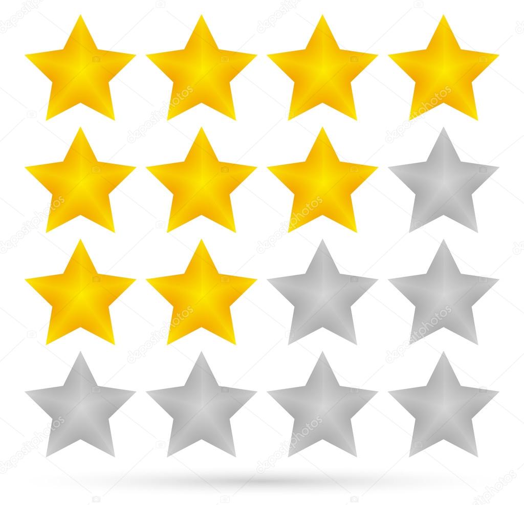 Star rating system (4 stars)