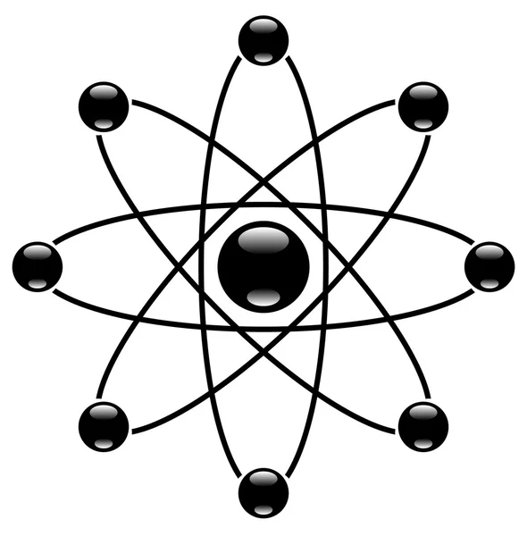 Απλή μόριο σύμβολο — Διανυσματικό Αρχείο