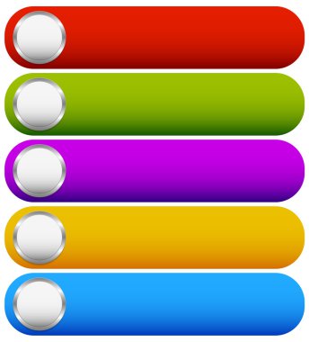 Parlak, parlak düğmeler