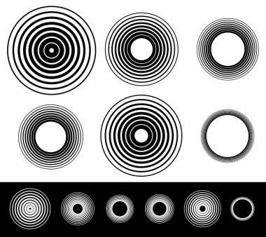 Soyut daire simgeler