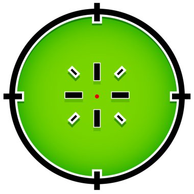 Artı, dürbün ağı, hedef işareti