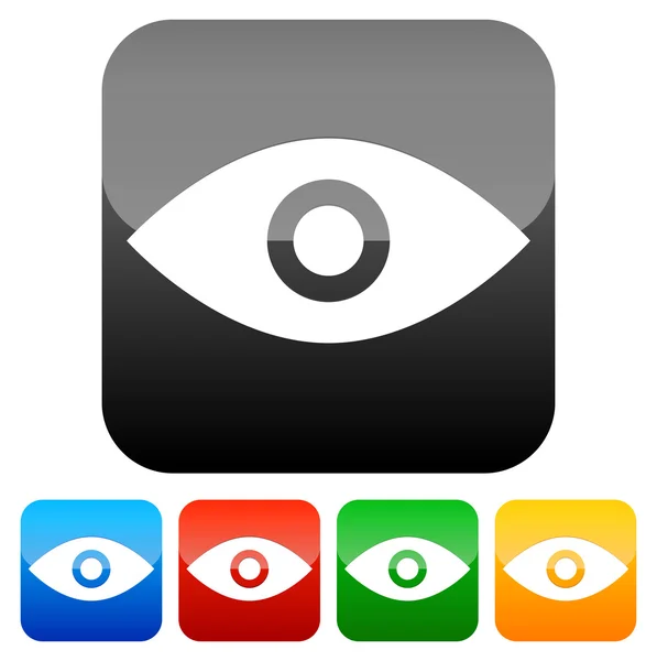 Simple eye icons — Stock Vector