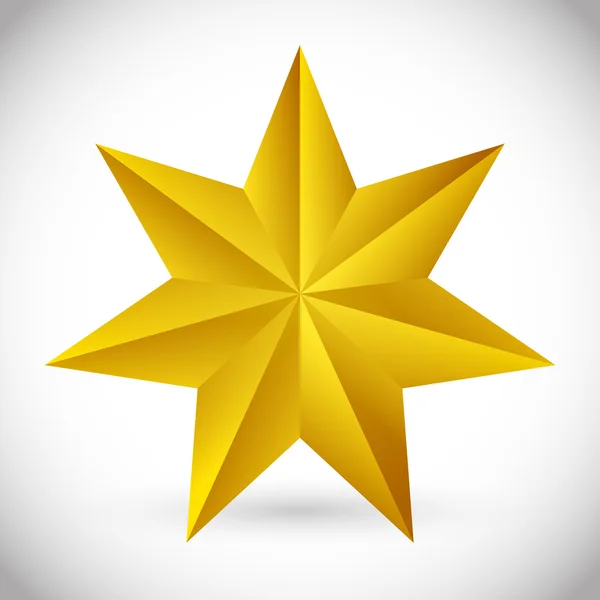 Icono estrella puntiaguda — Vector de stock