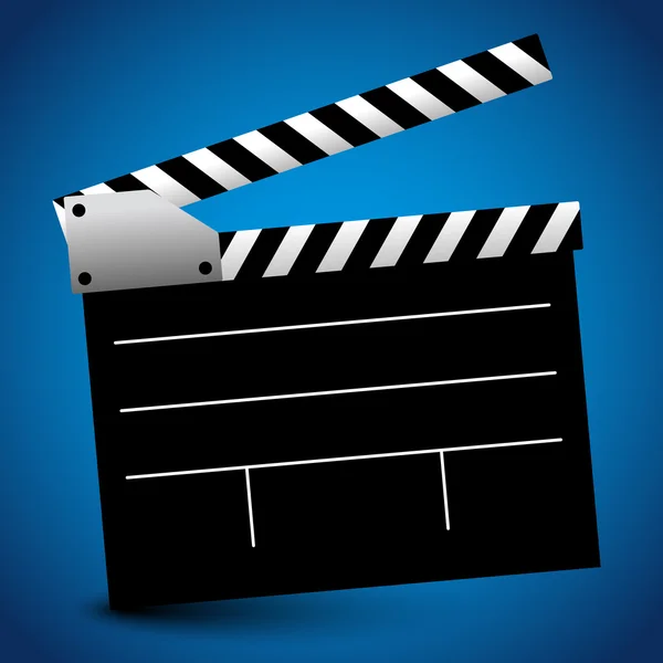 Clapperboard, Klappersymbol — Stockvektor