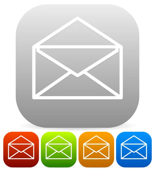 E-mail, envelop pictogrammen — Stockvector
