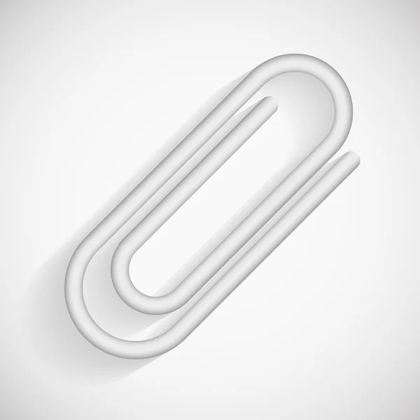 Paperclip, pictogram office — Stockvector