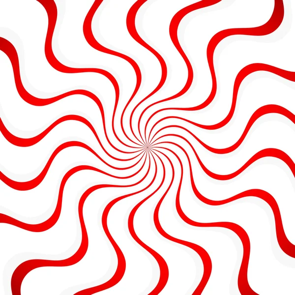 Red Spiral background — Stock Vector