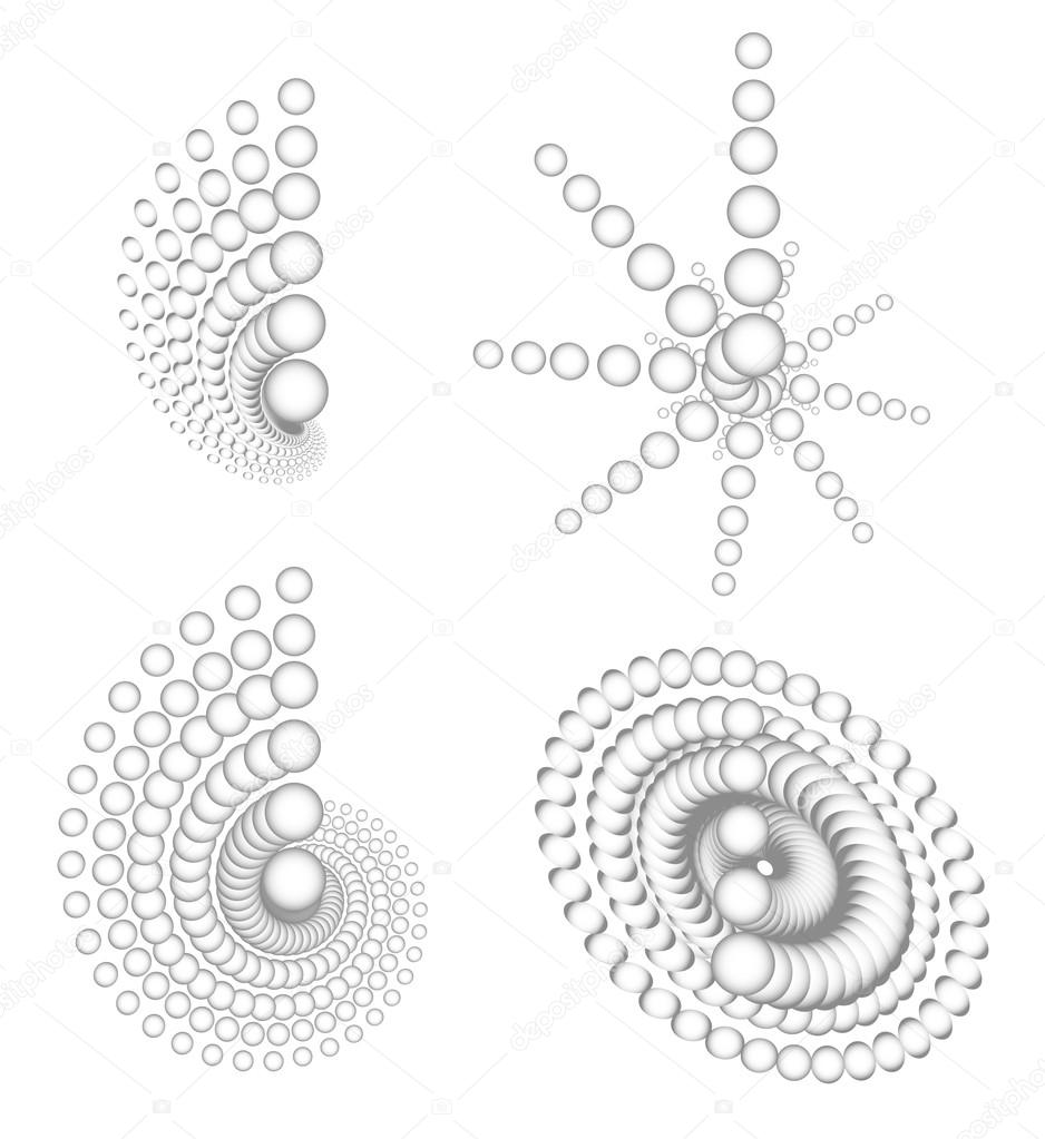 Abstract circle forms