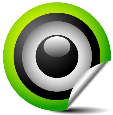 Basit hoparlör simgesi