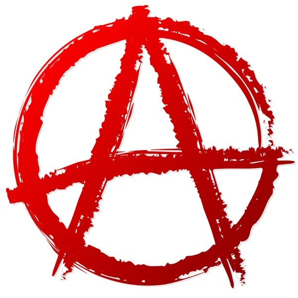 Anarchia symbol lub znak — Wektor stockowy