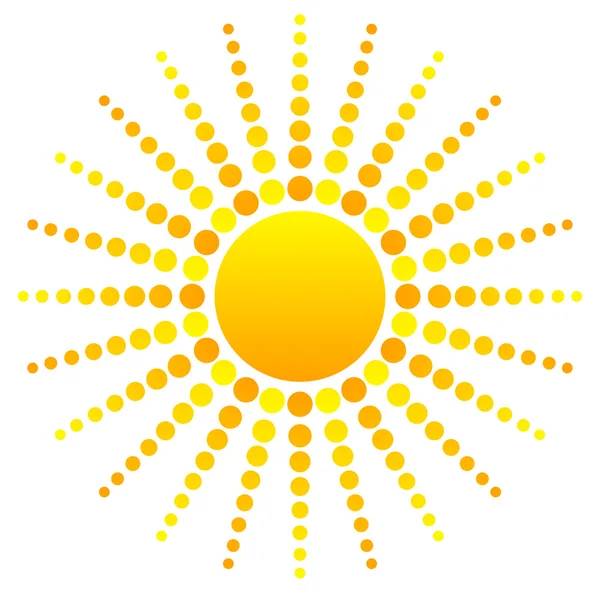 Clipe de arte do sol —  Vetores de Stock