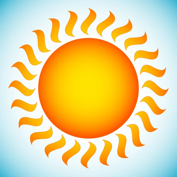 Кліп-арт сонця — стоковий вектор