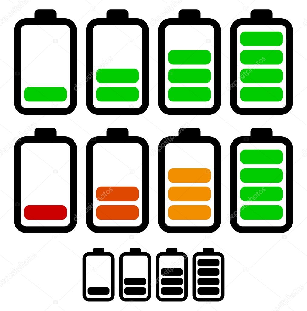 Battery level indicators