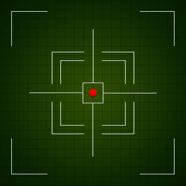 Símbolo do visor Crosshair —  Vetores de Stock