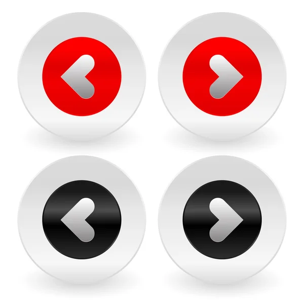 Flèches gauche et droite — Image vectorielle