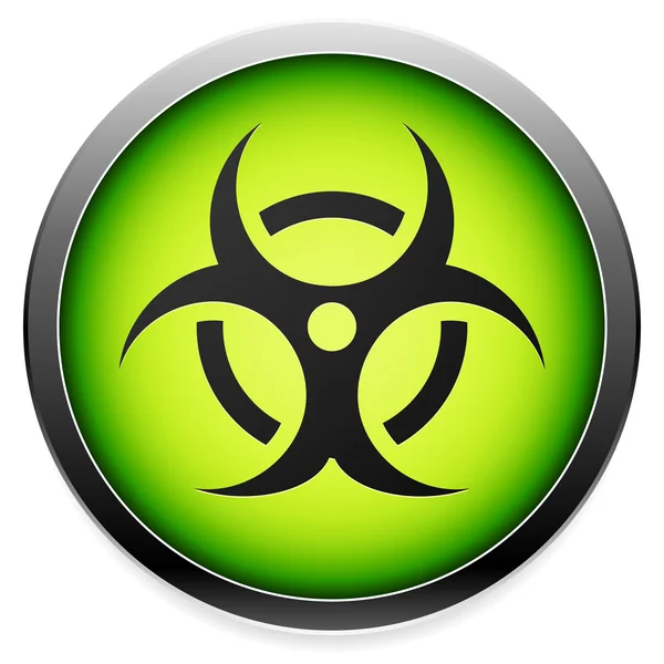 Contamination, symbole de danger biologique — Image vectorielle