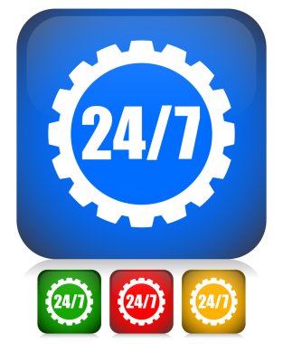 24 - 7 onarım için rozet