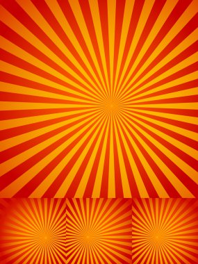 Işınları veya yıldız patlaması arka planlar seti