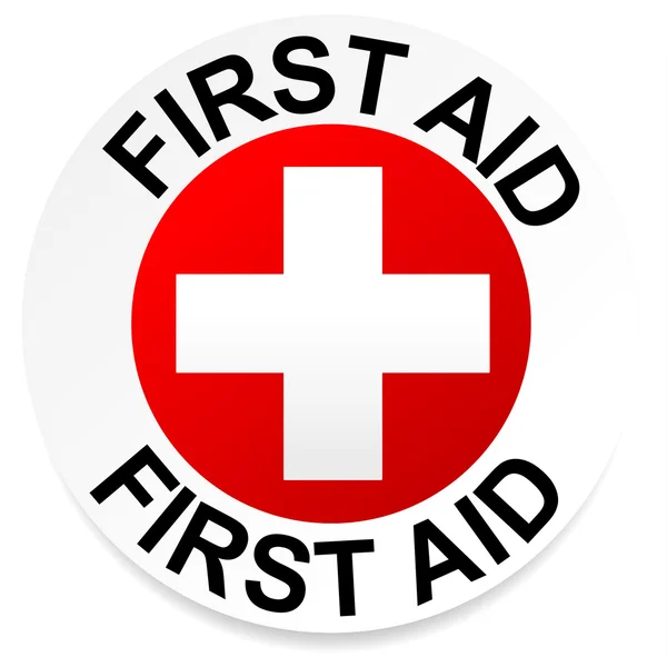 First Aid badge — Stock Vector