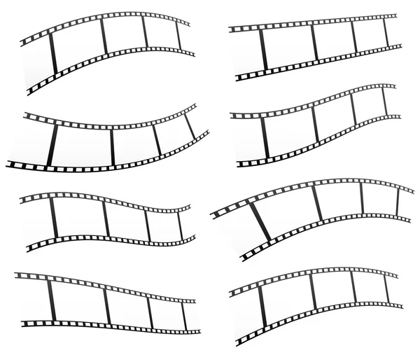 Tiras de filme para fotografia — Vetor de Stock