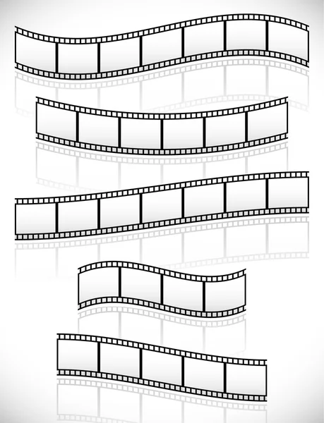 Filmové pásky pro fotografie — Stockový vektor