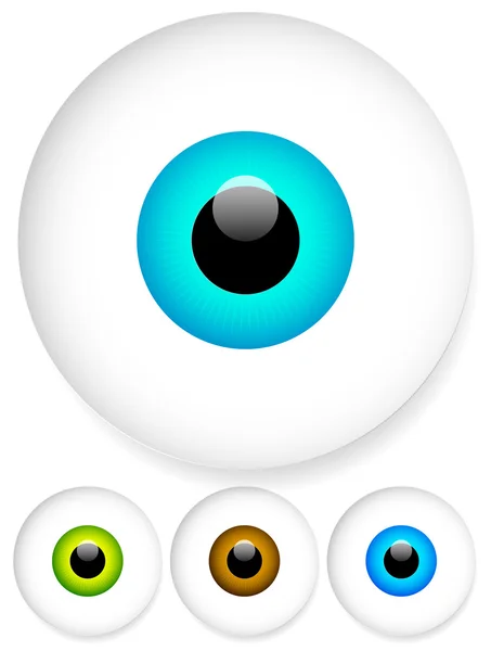 Eyes eyeballs symbols — Stock Vector