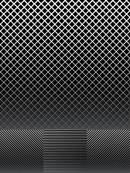 Motif lignes noir et blanc — Image vectorielle