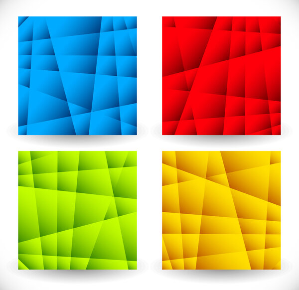 Abstract shattered glass graphics