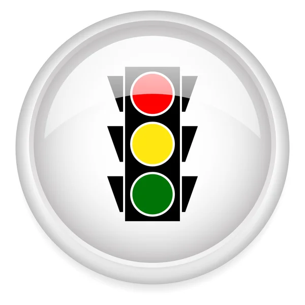 Classic traffic light icon — Stock Vector