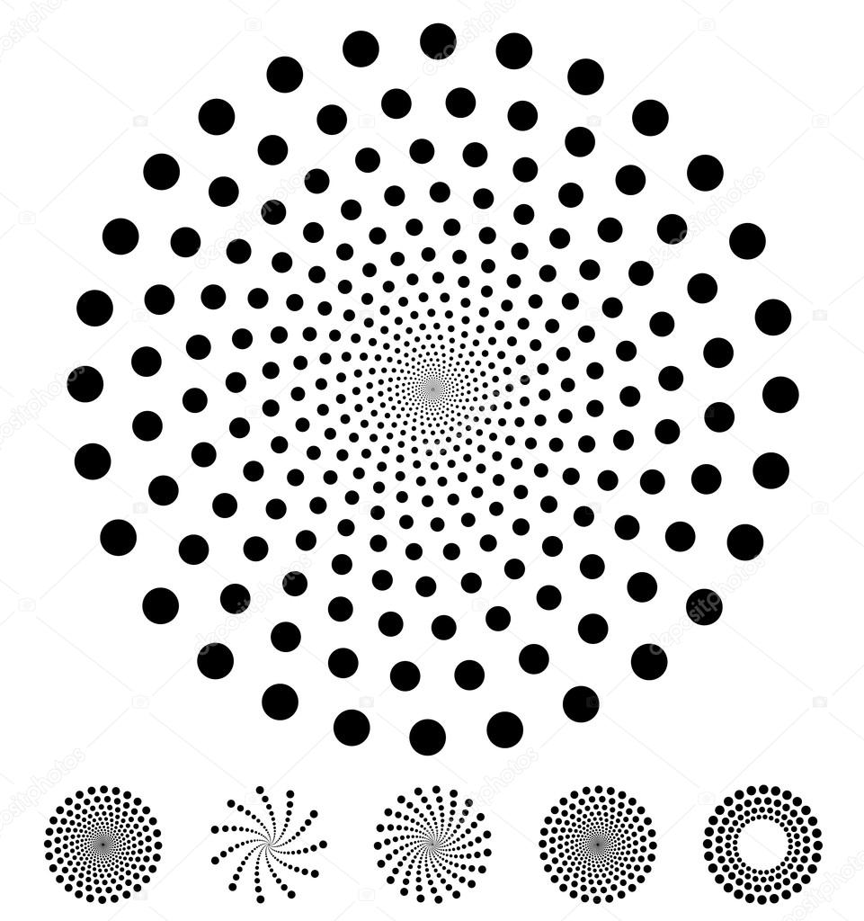 Dots, circles pattern