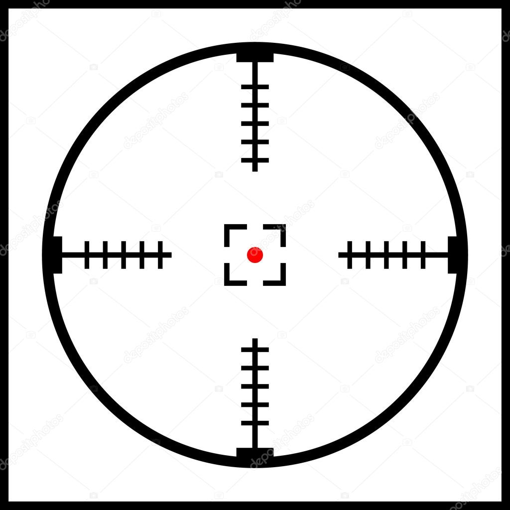 Crosshair, reticle, target icon